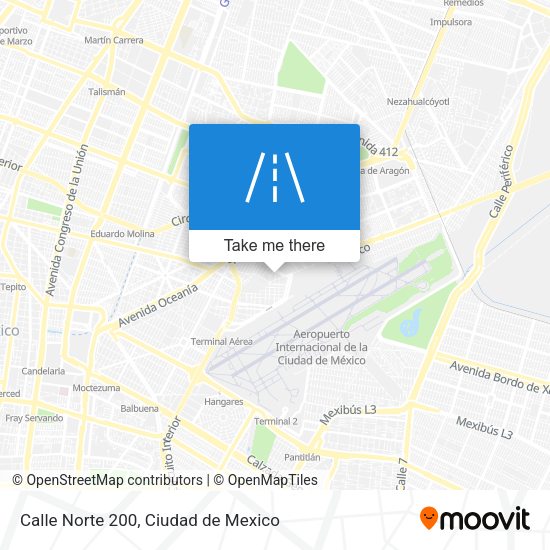 Calle Norte 200 map