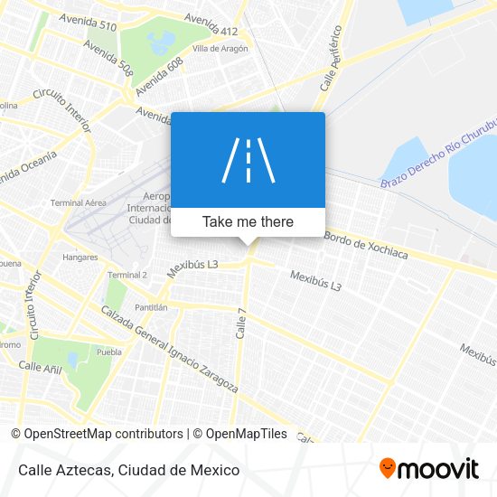 Mapa de Calle Aztecas