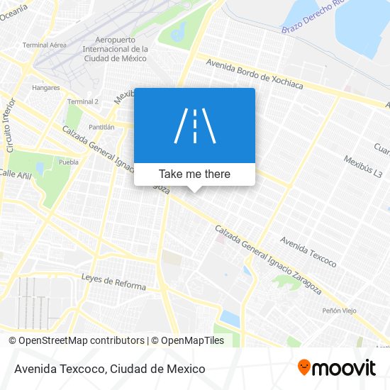 Mapa de Avenida Texcoco