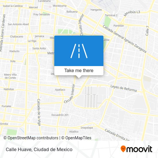 Calle Huave map