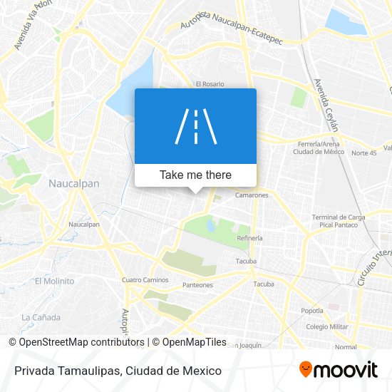 Privada Tamaulipas map
