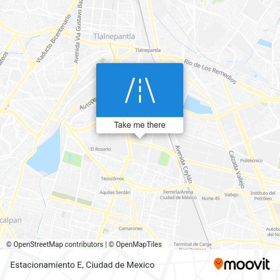 Estacionamiento E map