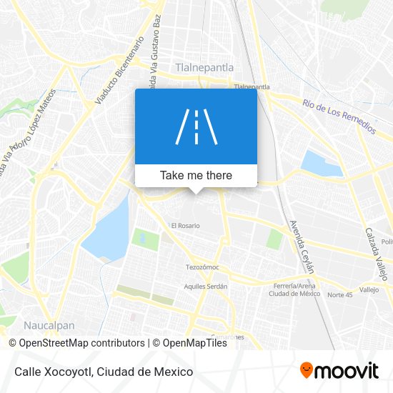 Mapa de Calle Xocoyotl