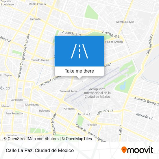 Mapa de Calle La Paz
