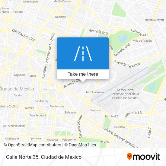 Calle Norte 35 map