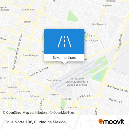 Calle Norte 196 map