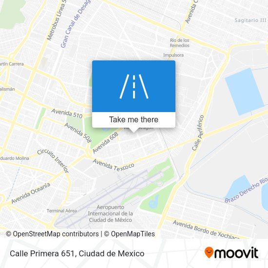 Mapa de Calle Primera 651