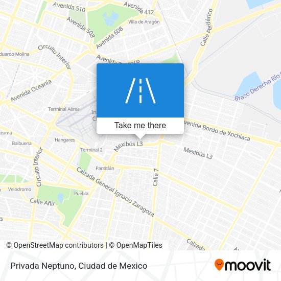 Mapa de Privada Neptuno