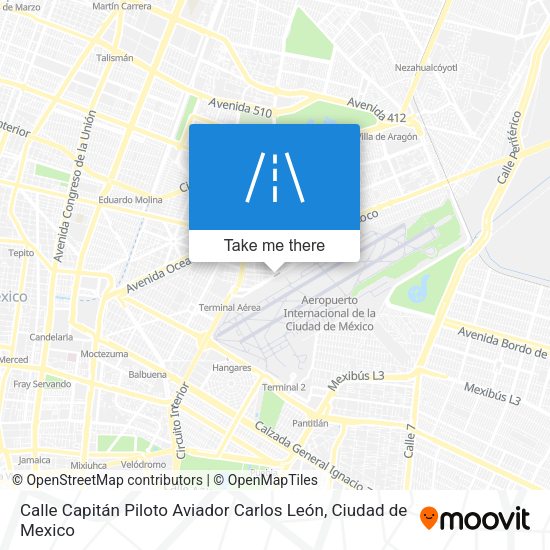 Calle Capitán Piloto Aviador Carlos León map