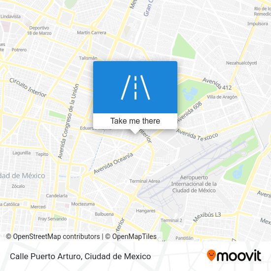 Mapa de Calle Puerto Arturo