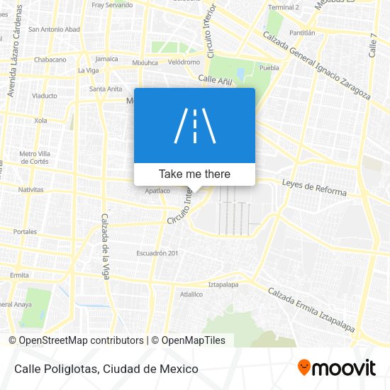 Mapa de Calle Poliglotas