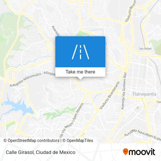 Calle Girasol map