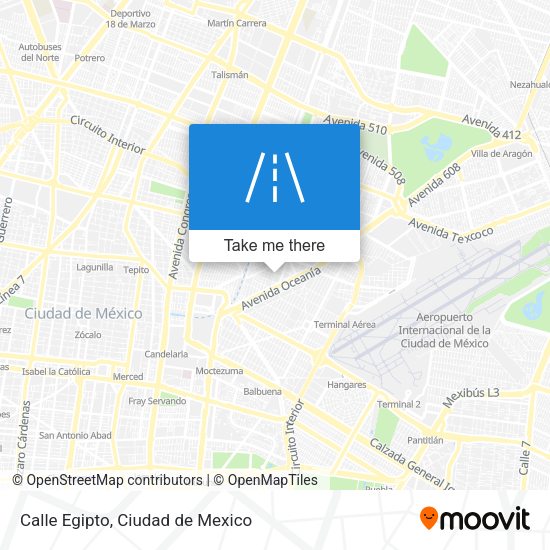 Mapa de Calle Egipto