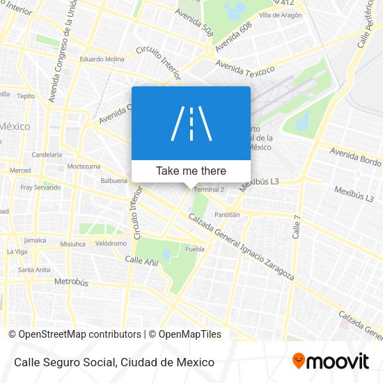 Mapa de Calle Seguro Social