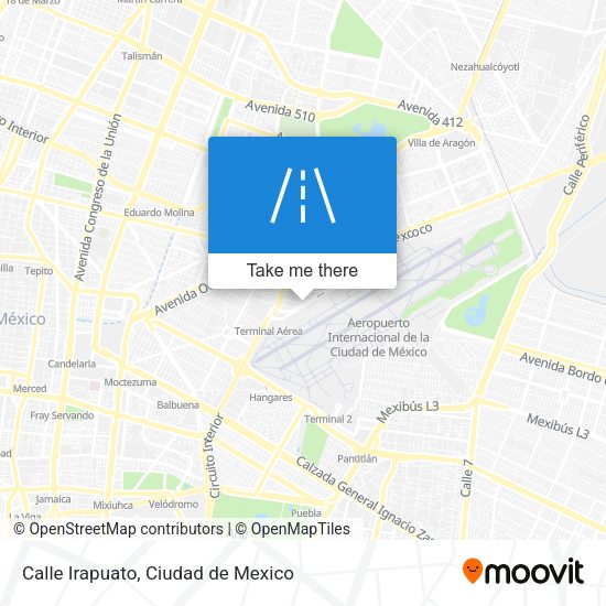 Calle Irapuato map