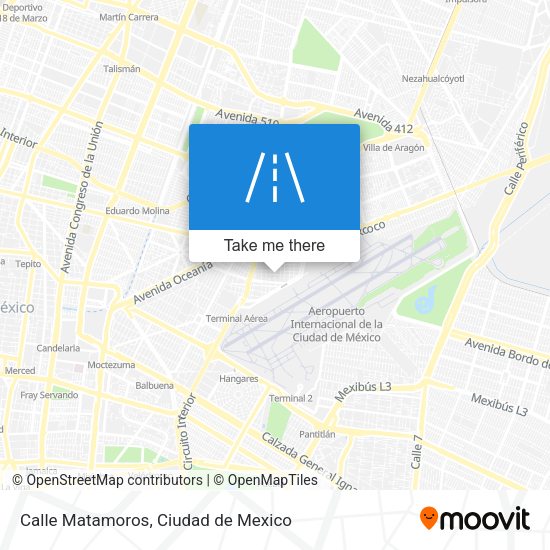 Mapa de Calle Matamoros
