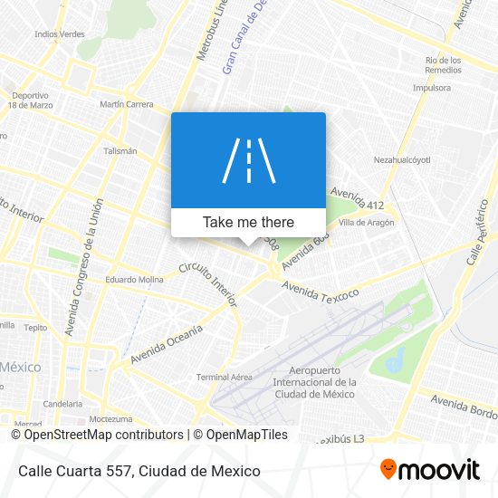 Calle Cuarta 557 map