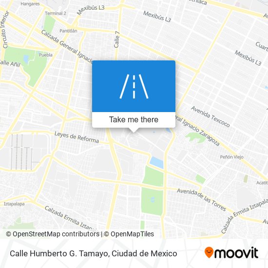 Calle Humberto G. Tamayo map