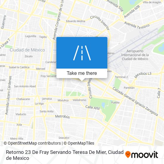 Retorno 23 De Fray Servando Teresa De Mier map