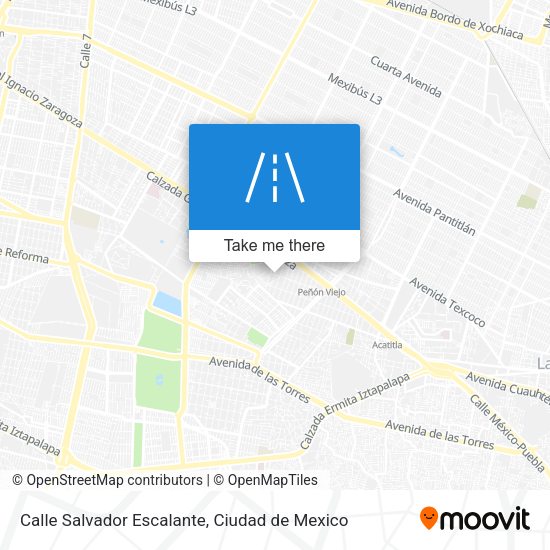 Calle Salvador Escalante map