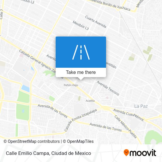 Mapa de Calle Emilio Campa
