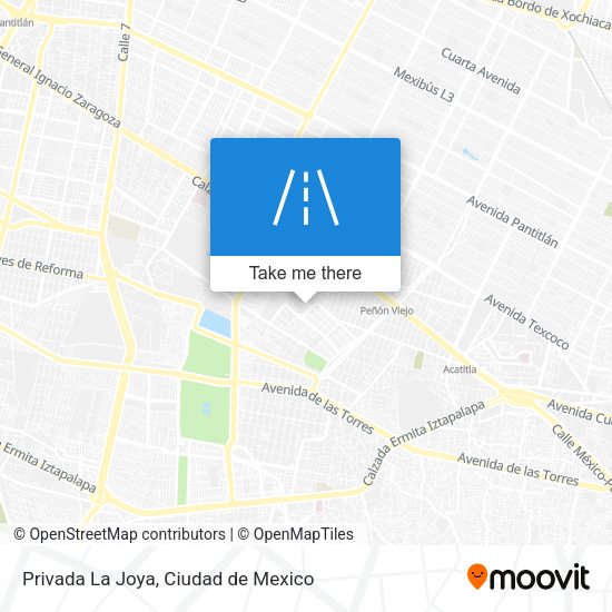 Mapa de Privada La Joya