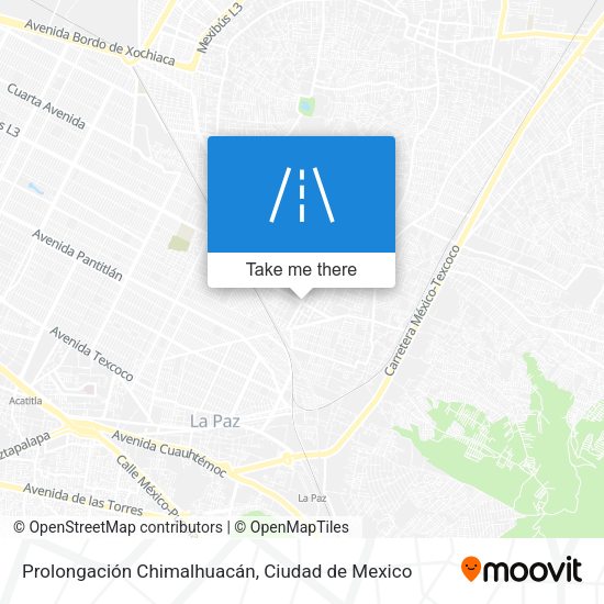 Mapa de Prolongación Chimalhuacán