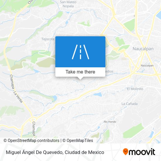 Miguel Ángel De Quevedo map