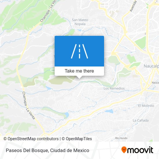 Paseos Del Bosque map