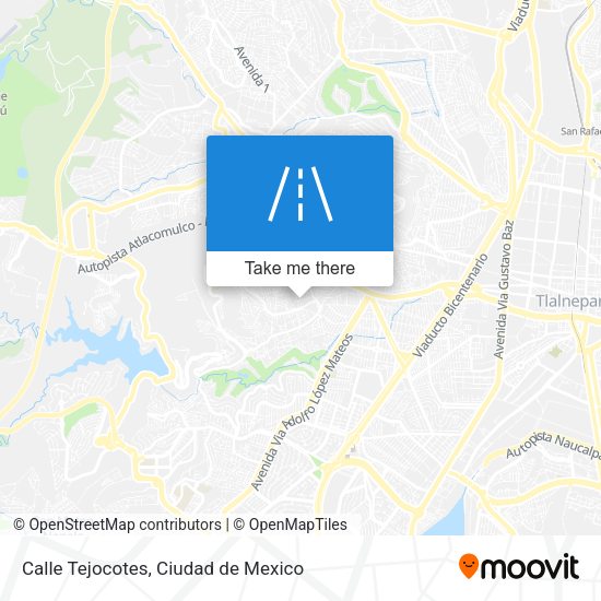 Calle Tejocotes map