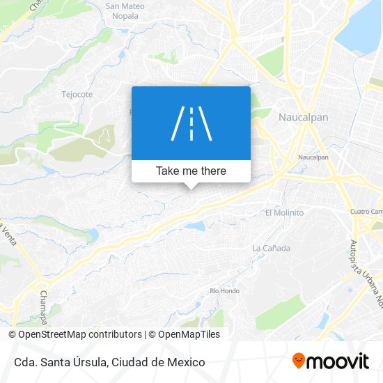 Cda. Santa Úrsula map
