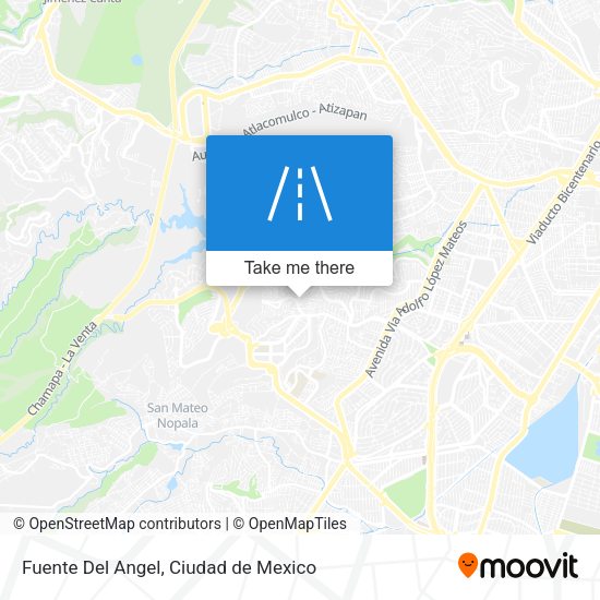 Mapa de Fuente Del Angel
