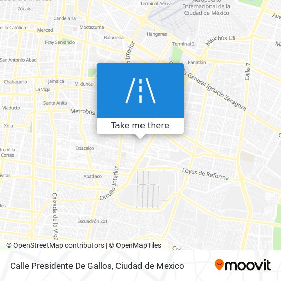 Calle Presidente De Gallos map