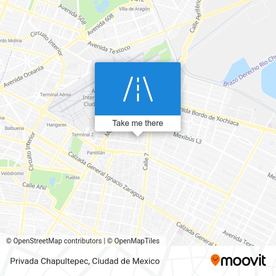Privada Chapultepec map