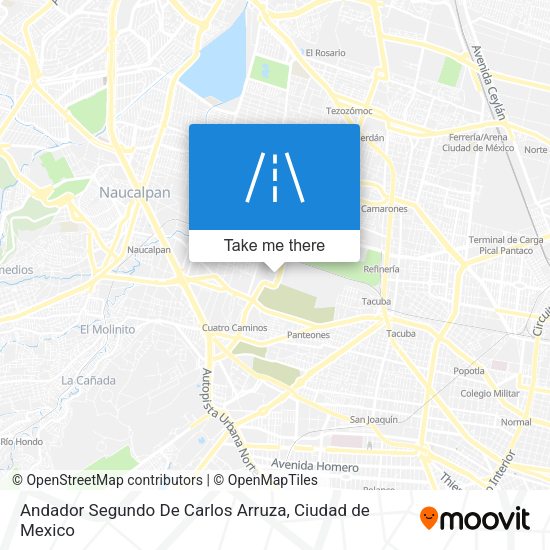 Mapa de Andador Segundo De Carlos Arruza
