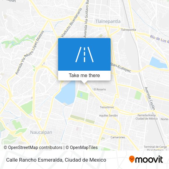 Calle Rancho Esmeralda map