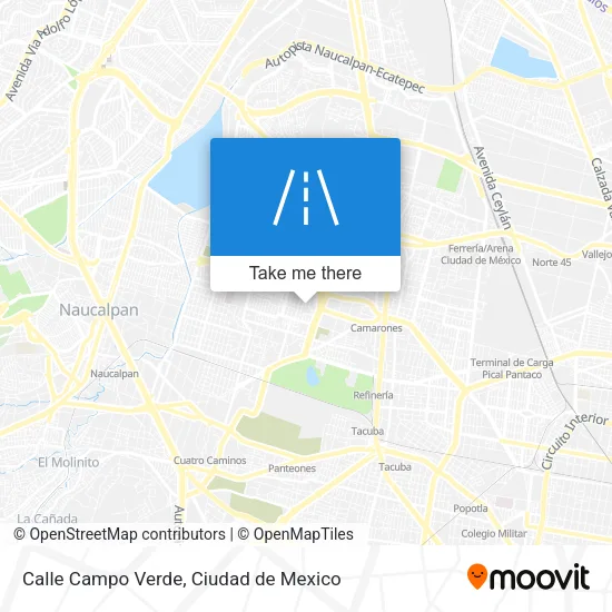 Calle Campo Verde map