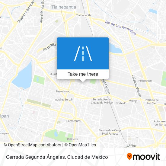 Cerrada Segunda Ángeles map