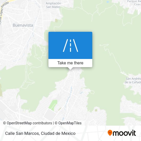 Calle San Marcos map