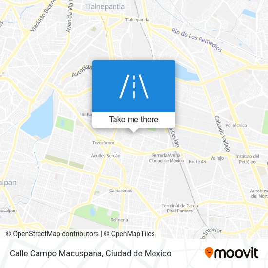 Calle Campo Macuspana map