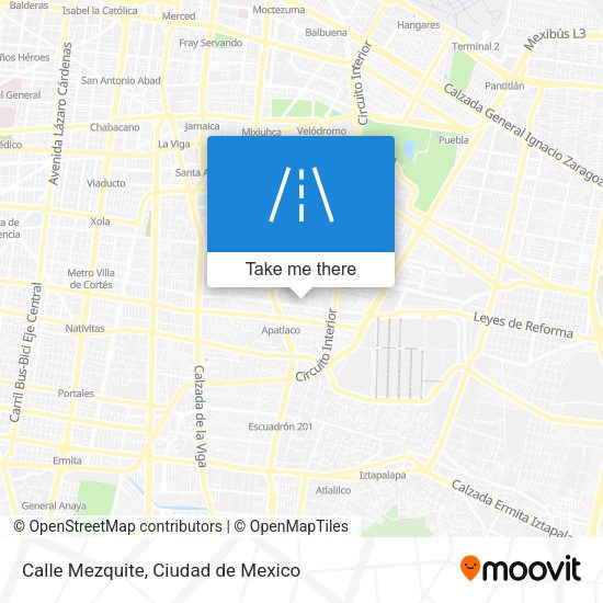 Calle Mezquite map