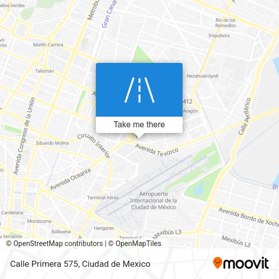 Calle Primera 575 map