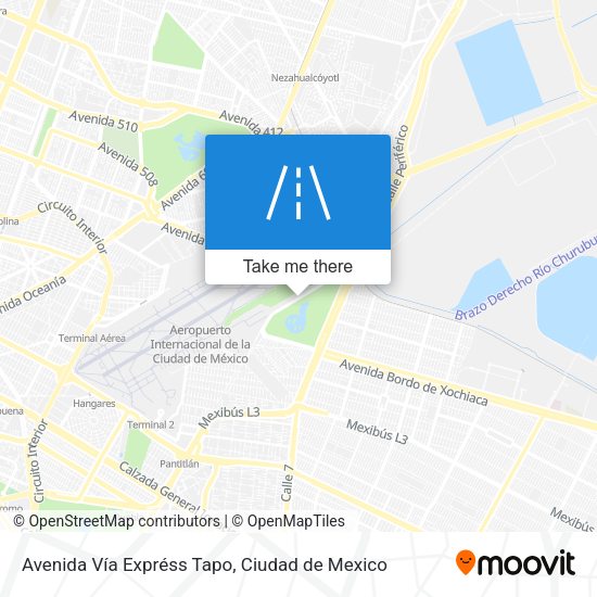 Avenida Vía Expréss Tapo map