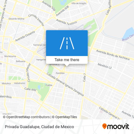 Privada Guadalupe map
