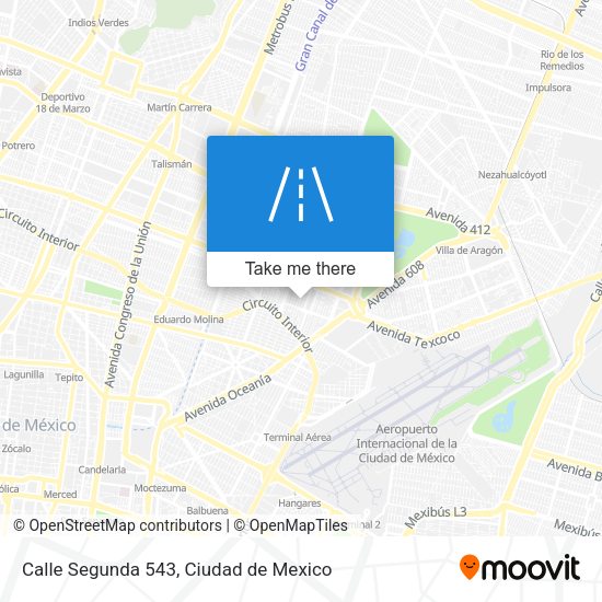 Calle Segunda 543 map