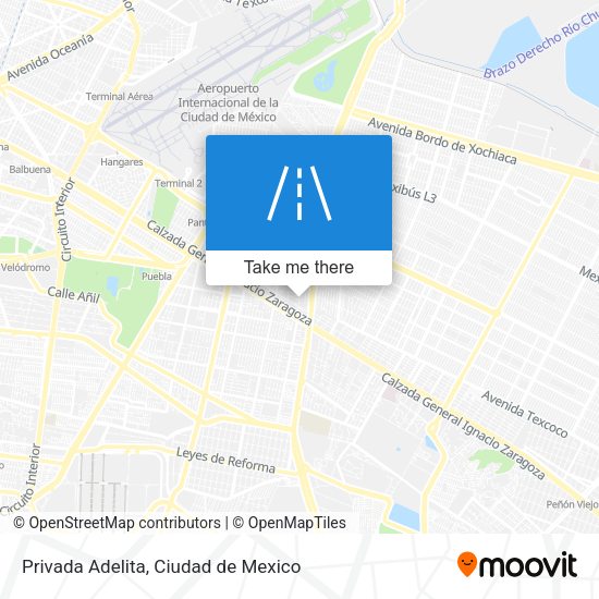 Privada Adelita map