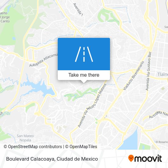 Boulevard Calacoaya map