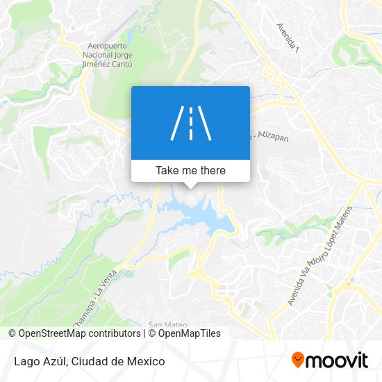Lago Azúl map