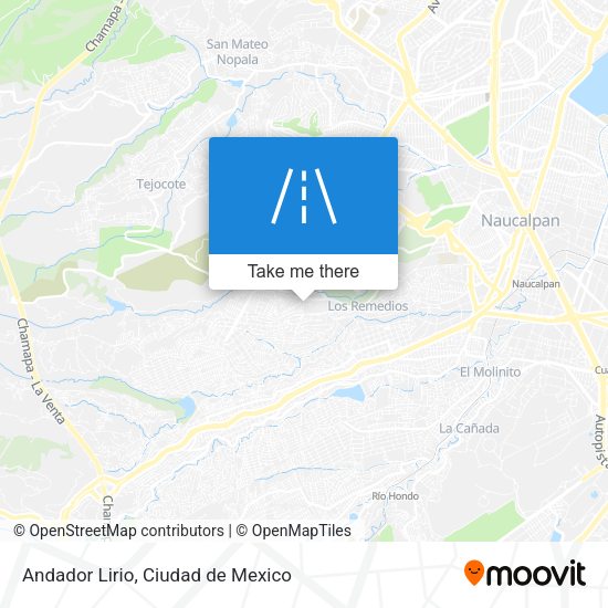 Mapa de Andador Lirio