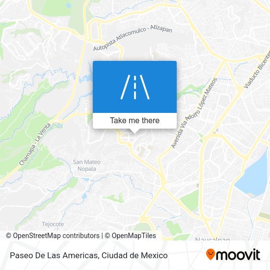 Mapa de Paseo De Las Americas